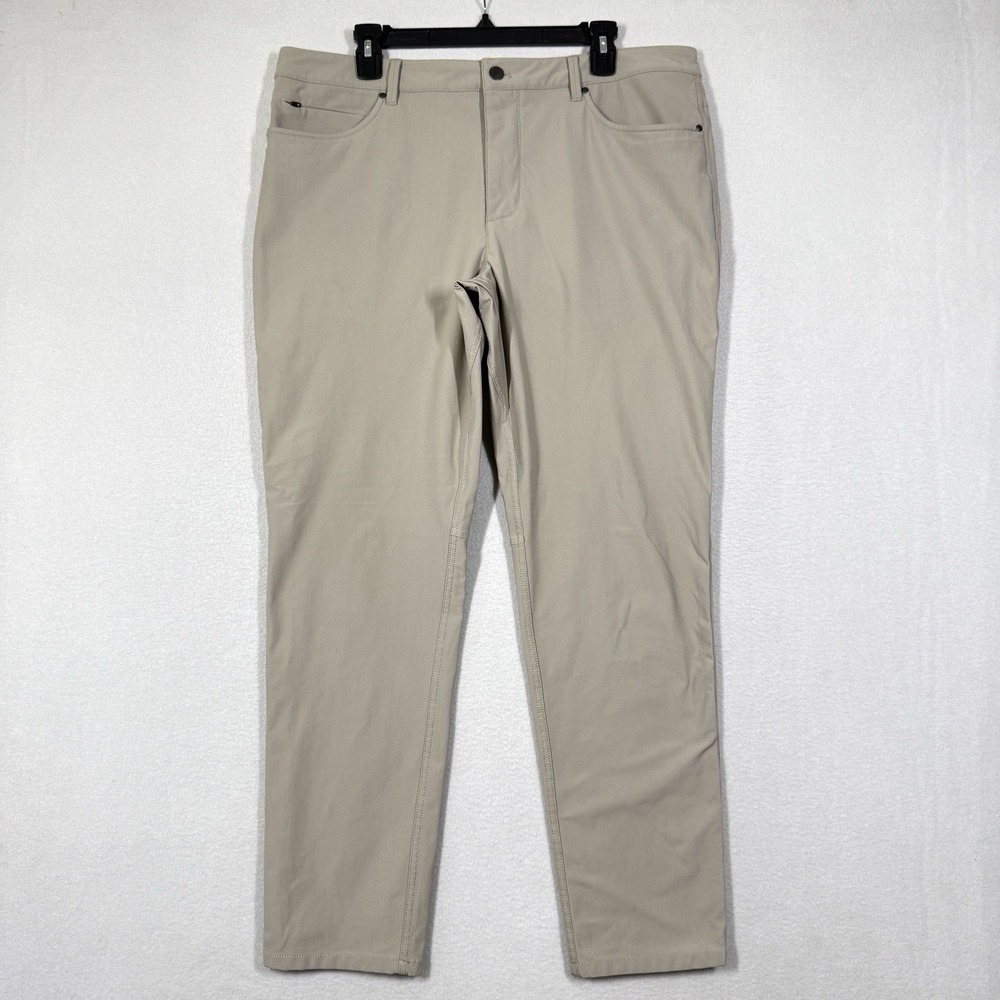 7 Diamonds Pants Mens 36x30 Infinity 7 Pocket Chino Flex‎ Performance Slim Fit